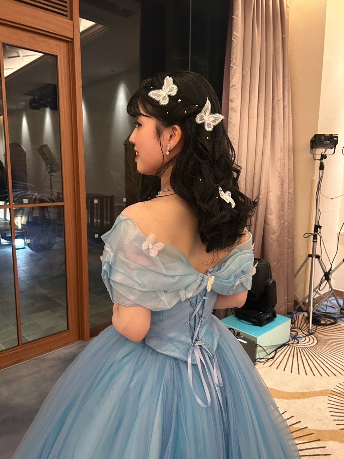 結婚式に向けてパーソナルトレーニングを継続されたお客様のドレス姿